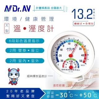 【Dr.AV】大螢幕環境健康管理 溫濕度計(GM-3050)