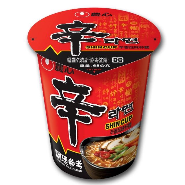 【NONG SHIM】農心 辛香菇杯麵(68g)福利品出清