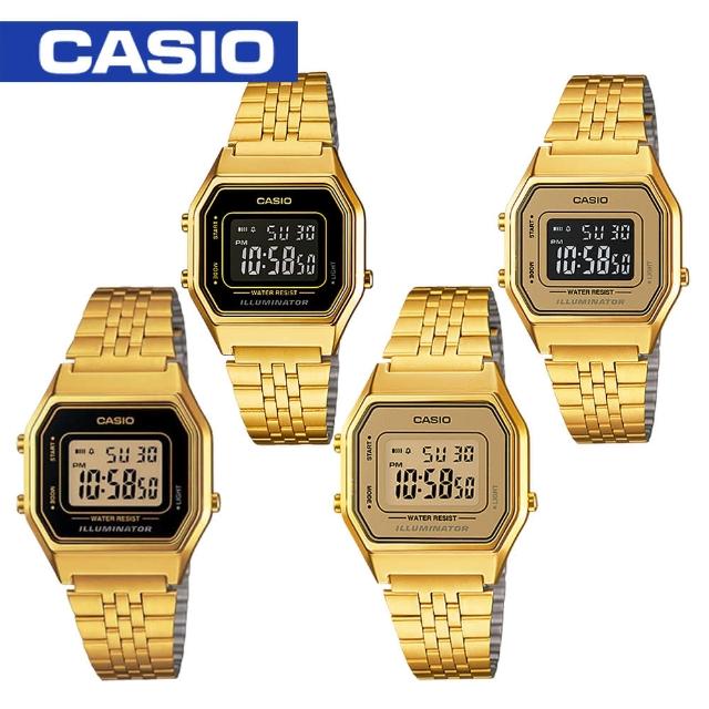 【CASIO 卡西歐】日系-復古風電子錶(LA680WGA)最新優惠