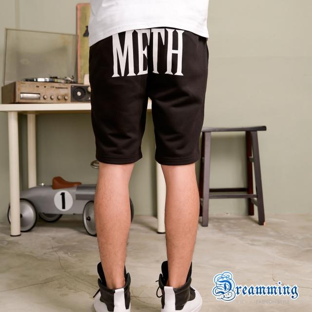 【Dreamming】韓系潮流METH膠印棉質短褲優質推薦