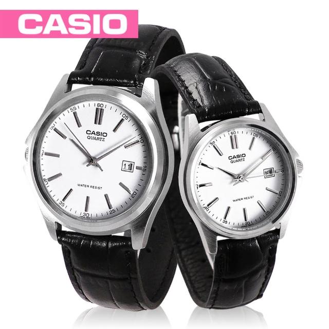 【CASIO 卡西歐】送禮首選-甜蜜情人對錶-附2錶盒(MTP-1183E+LTP-1183E)哪裡買便宜?