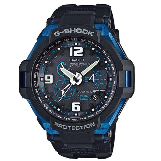 【CASIO 卡西歐 G-SHOCK 系列】日系版-抗重力太陽能電波錶(GW-4000-2AJF)