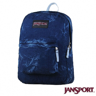 【Jansport】25L 丹寧風格後背包(丹寧藍)網路熱賣