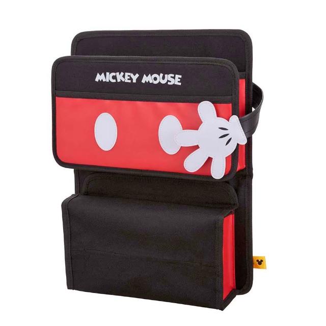【NAPOLEX】迪士尼 米奇多功能後座收納袋(紅黑)