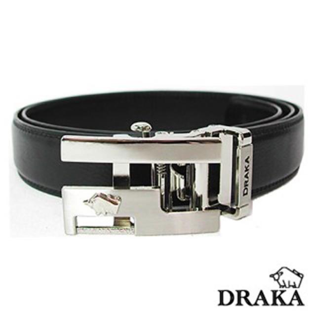 【DRAKA 達卡】時尚男用牛皮自動皮帶(41DK6011)熱銷產品