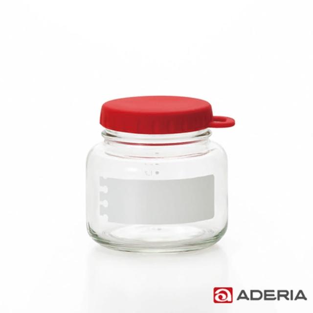 【ADERIA】日本進口易開玻璃保鮮罐320ml(紅)