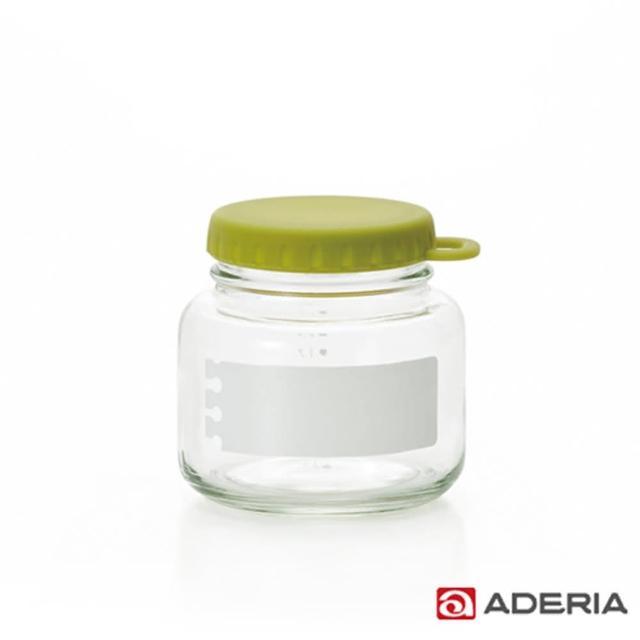 【ADERIA】日本進口易開玻璃保鮮罐320ml(綠)