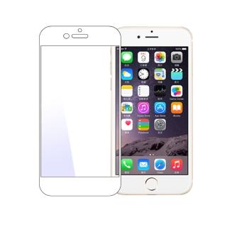 iPhone6 Plus 全滿版彩色框0.3mm弧形鋼化玻璃保護貼(黑)售完不補