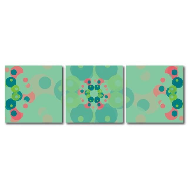 【123點點貼】三聯式藝術創意無痕壁貼(J40211) 【123點點貼】三聯式藝術創意無痕壁貼(J40211)