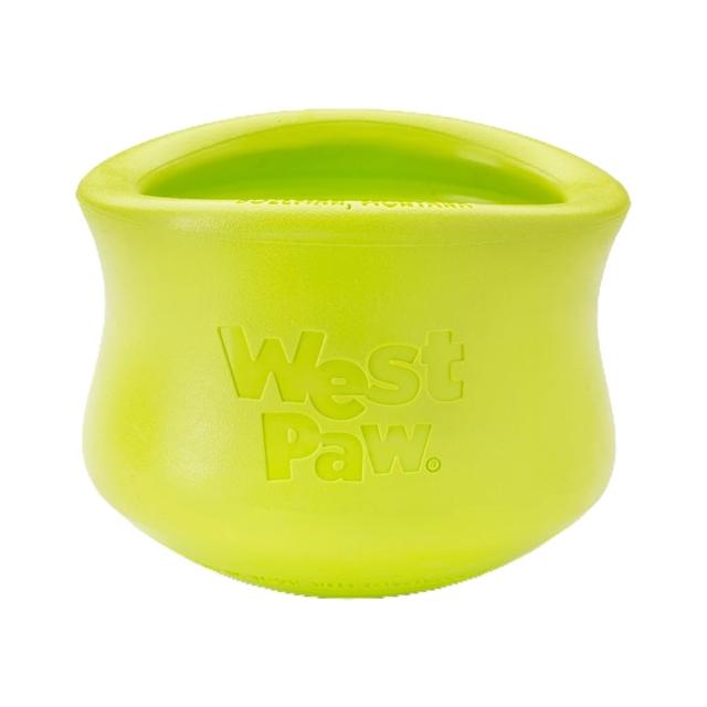 【West Paw】Toppl益智搖擺漏食3英吋-S(中小型犬/狗玩具/耐咬/互動/益智/漏食/慢食/浮水/寵物玩具)