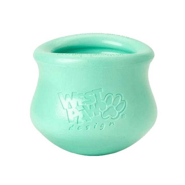 【West Paw】Toppl益智搖擺漏食3英吋-S(中小型犬/狗玩具/耐咬/互動/益智/漏食/慢食/浮水/寵物玩具)