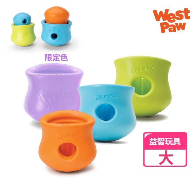 【West Paw】Toppl 益智玩具--漏食-啃咬-適合中大型狗狗(大-藍、綠、橘-雙重玩法)熱門推薦