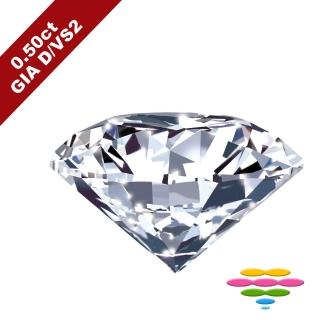 【彩糖鑽工坊】GIA 50分 頂級北極光車工+H&A八心八箭(18K鑽戒 6選1)