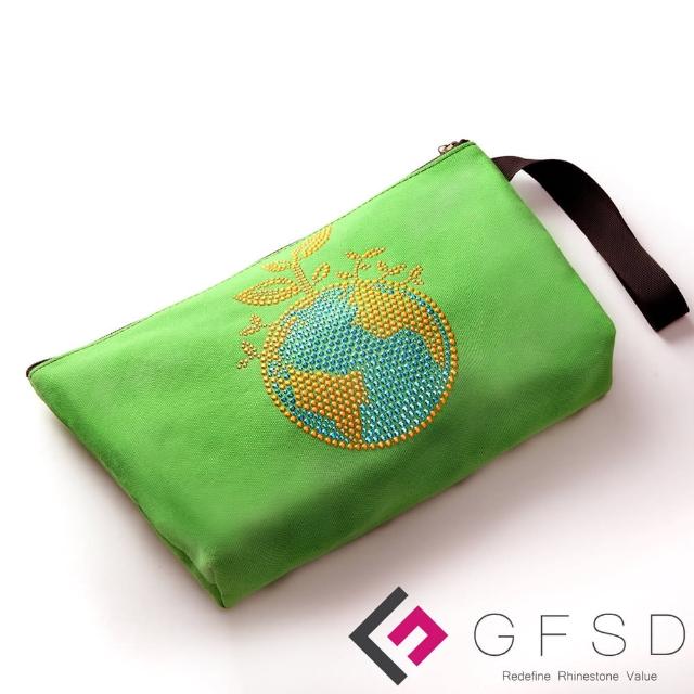 【GFSD璀璨水鑽精品】萌芽(聽見大地系列手提萬用化妝包)特價