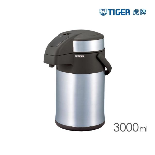 【TIGER虎牌】氣壓式不鏽鋼真空保溫壺 3.0L(MAA-A302)