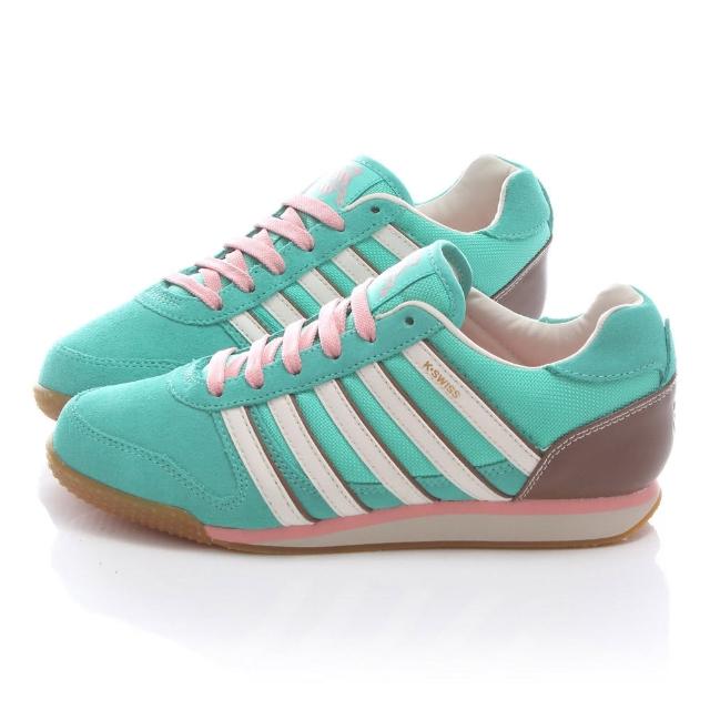 【K-SWISS】女款 WHITBURN SP T復古慢跑鞋(92951-330 -粉藍)哪裡買?