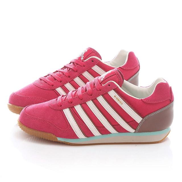 【K-SWISS】女款 WHITBURN SP T復古慢跑鞋(92951-626-桃)推薦文