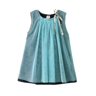 【baby童衣】任選 女童A字無袖紗裙 42155(淡藍)