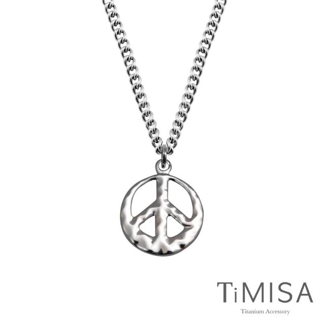 【TiMISA】和平風尚-原色-大 純鈦項鍊(M02D)哪裡買便宜?