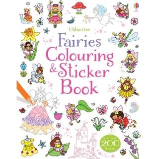 【Song Baby】Fairies Colouring & Sticker Book精靈仙子(著色貼紙書)限量出清