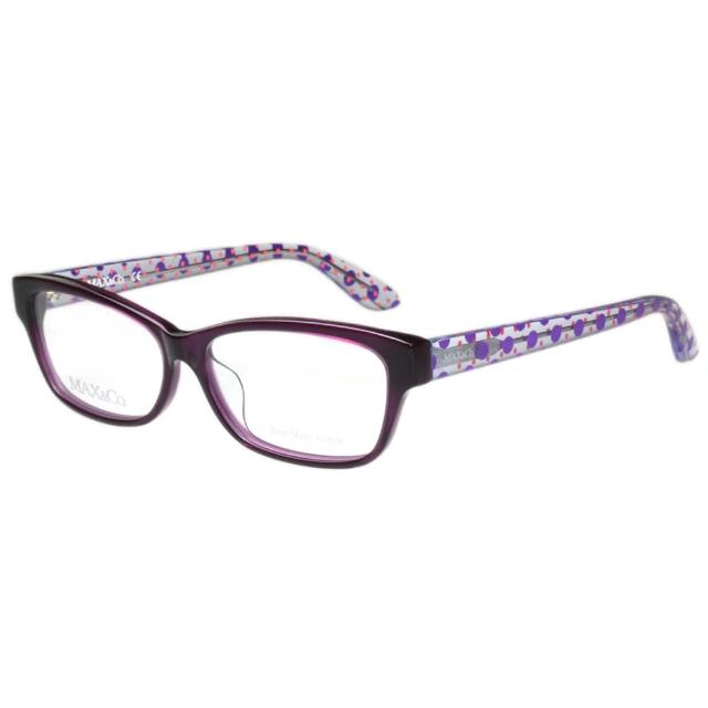 【MAX&CO.】-時尚光學眼鏡MAC4055F(紫紅色)搶先看