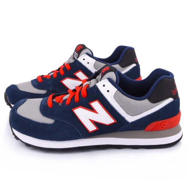 【NewBalance】男款 經典574復古運動鞋(ML574CPM-D-藍)物超所值