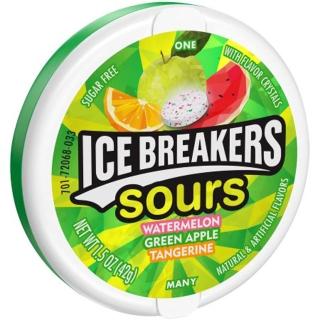 好物推薦-【ICEBREAKERS】爆酸水果糖(綠盒42g)