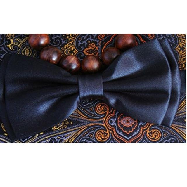 【拉福】大小片純色質感領結新郎結婚領結糾糾(有二色) 【拉福】大小片純色質感領結新郎結婚領結糾糾(有二色)