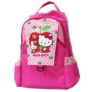 【imitu 米圖】凱蒂貓Hello Kitty 雙層休閒書背包_apple