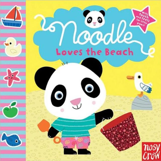 【Song Baby】Noodle Loves The Beach：Noodle 的海邊渡假(美國版觸摸書)強檔特價