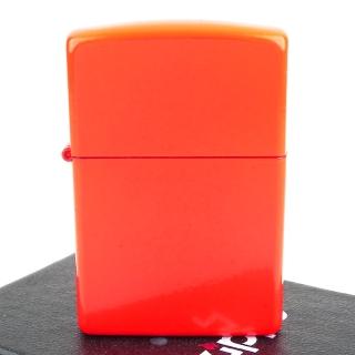 【ZIPPO】美系-Neon Orange-霓虹橘烤漆加工打火機