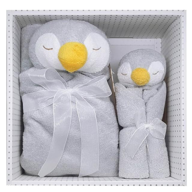 【Angel Dear】momo限定-經典彌月禮盒-毛毯+安撫巾(多款動物造型組合)