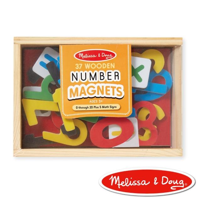 【美國瑪莉莎 Melissa & Doug】數學木質磁鐵貼 - 37 pcs最新