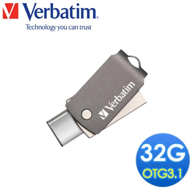 【Verbatim 威寶】32GB TYPE-C USB3.1 OTG 隨身碟