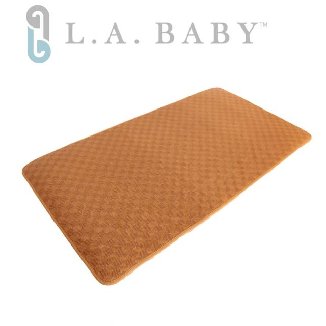 【美國 L.A. Baby】3D蜂巢立體嬰兒紙纖透氣涼蓆床墊(L.M)超值推薦