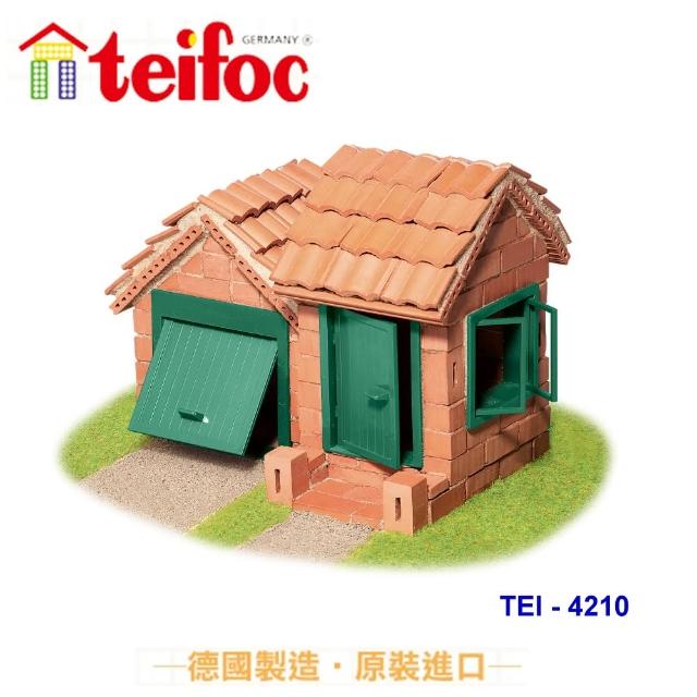 【德國teifoc】益智磚塊建築玩具-磚築小別墅(TEI4210)網路狂銷