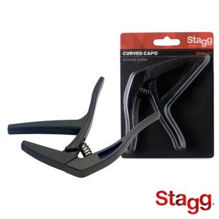 【Stagg 比利時品牌】黑色移調夾 木吉他/電吉他/貝斯適用(SCPX-CU BK)