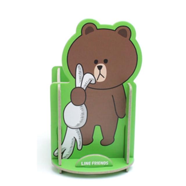 代理版 LINE FRIENDS 置物架 熊大 10入1組(抓兔子款)網友最愛商品