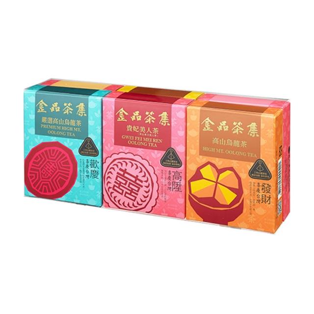 【金品茶集】喜慶台灣 輕便禮盒組6入X6盒(適合初次接觸烏龍茶的你)網路熱賣