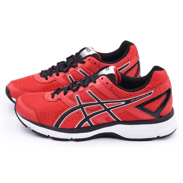 【Asics】男款 GEL-GALAXY 8 輕量慢跑鞋(T525N-2390-紅)試用文