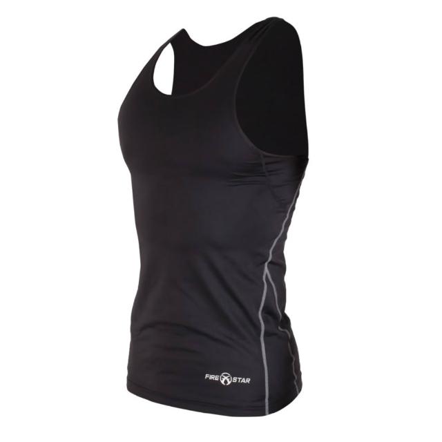 【FIRESTAR】男緊身背心-台灣製 慢跑 路跑 健身 重訓 無袖緊身衣(黑灰)最新優惠 【FIRESTAR】男緊身背心-台灣製 慢跑 路跑 健身 重訓 無袖緊身衣(黑灰)最新優惠