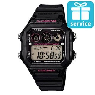 【CASIO】十年電池數位錶(AE-1300WH-1A2)