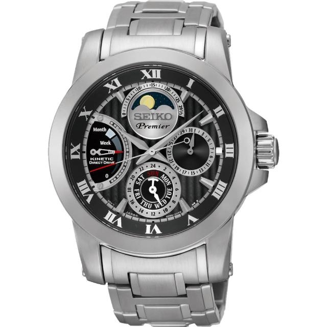 【SEIKO】Premier 人動電能月相腕錶(5D88-0AG0D SRX013J1)搶先看