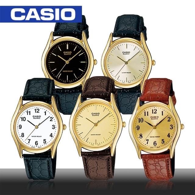 【CASIO 卡西歐】送禮首選_簡約休閒男錶_真皮錶帶_礦物防刮玻璃_鏡面3.4cm(MTP-1094Q)評測