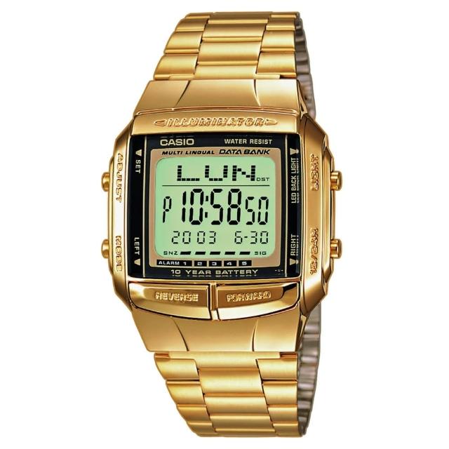 【CASIO】金色夢幻復刻電子錶(DB-360G-9A)福利品出清