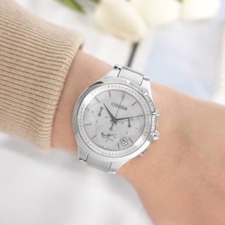 【CITIZEN 星辰】經典優雅 廣告款光動能不鏽鋼手錶 灰色 37mm(FB4000-53A)