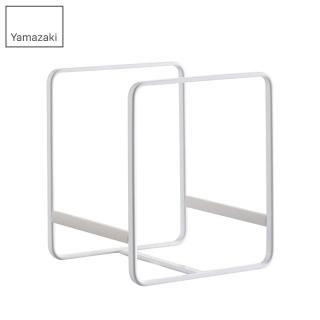 【YAMAZAKI】Plate日系框型盤架S-白(收納架/碗盤架/碗盤瀝水架/廚房置物架) 