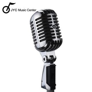 【JYC】KB-81復古經典麥克風組-銀色(含支架+5米線)