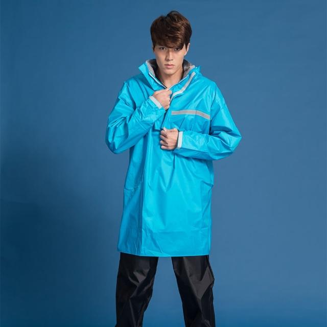 【OutPerform雨衣】頂峰 全方位太空背包雨衣-短版-單上衣+單褲(機車雨衣、戶外雨衣)
