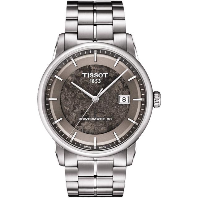 【TISSOT】LUXURY JUNGFRAUBAHN 特別版機械腕錶-灰(T0864071106110)
